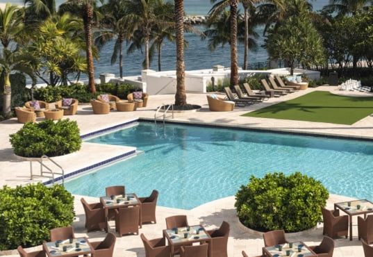 Ritz-Carlton Bal Harbour Pool Area by playa